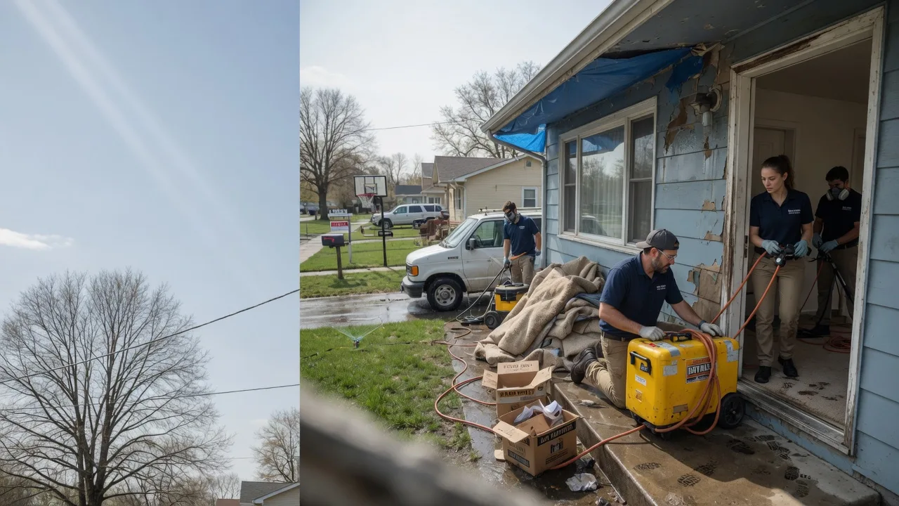 Basement Flood Cleanup in Camden, IN near me